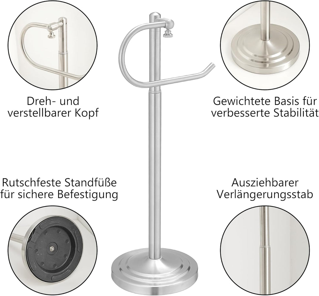RFOUO Hand Towel Holder Stand Counter, Handtuchständer Für Die Arbeitsplatte, Geeignet Für Waschbeck
