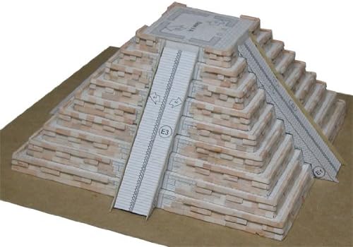 Asiatische aedes1270 37 x 26 x 7 cm Tempel des kukulcan Model Kit