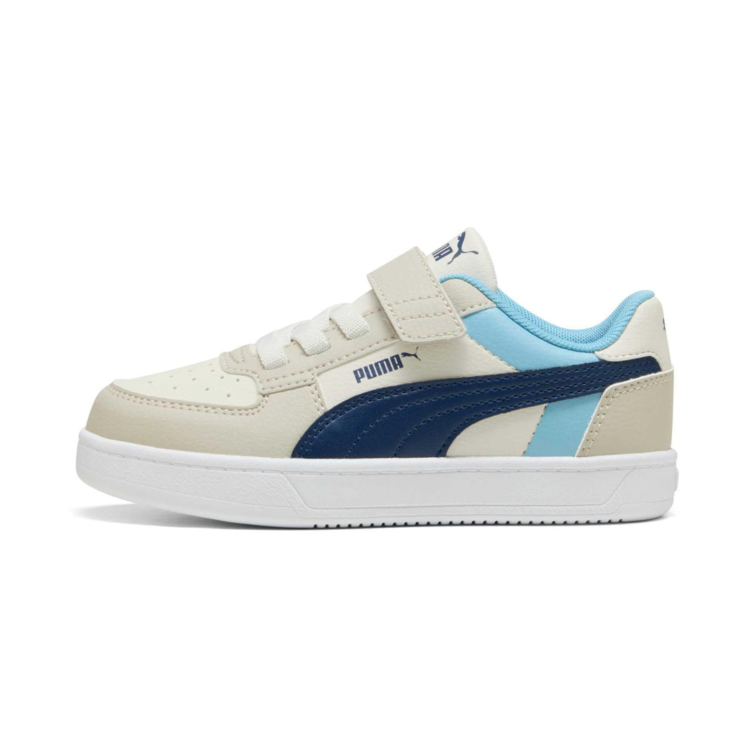 PUMA Unisex Kinder Caven 2.0 Block Ac+ PsSneaker 28 EU 2 0 Block Desert Dust Persian Blue Aqua Green