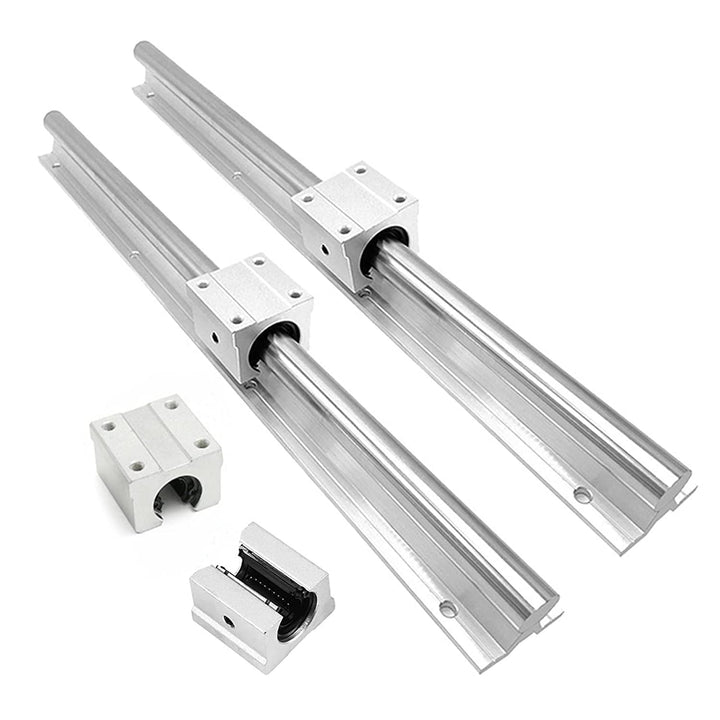 CNCMANS Linearführung 4 Stücke SBR12-600mm Führungsschiene und 8 Stücke SBR12UU Schiebeblock bearing