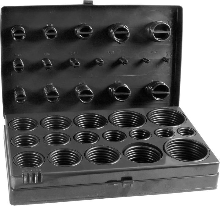 SW-Stahl S8045 O-Ring-Sortiment, 419-teilig I NBR & EPDM Gummi I 32 Grössen I 70 Shore I O-Ring Set