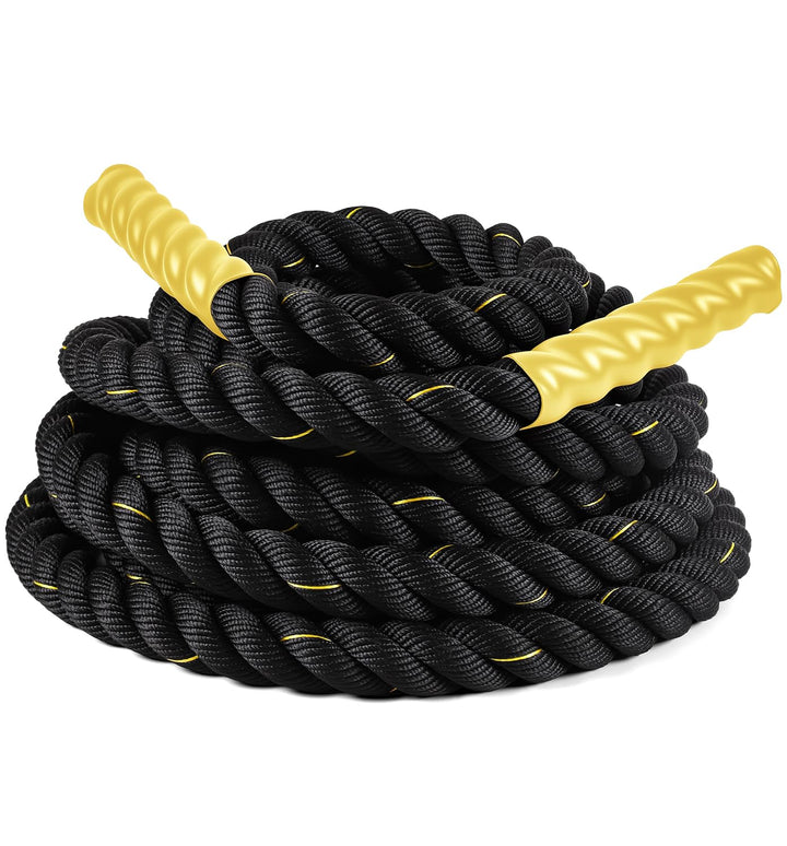 Ultrasport Battle Rope, Seillänge 3,8 cm Durchmesser, hochwertiges Schlagseil für Kraftausdauer &amp; Mu