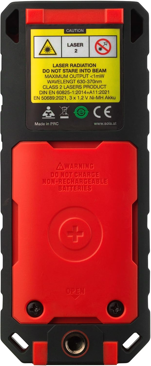 SOLA METRON BT - Laser Entfernungsmesser 30m, 60m, 80m, 120m – Distanzmesser Laser mit Bluetooth Dat