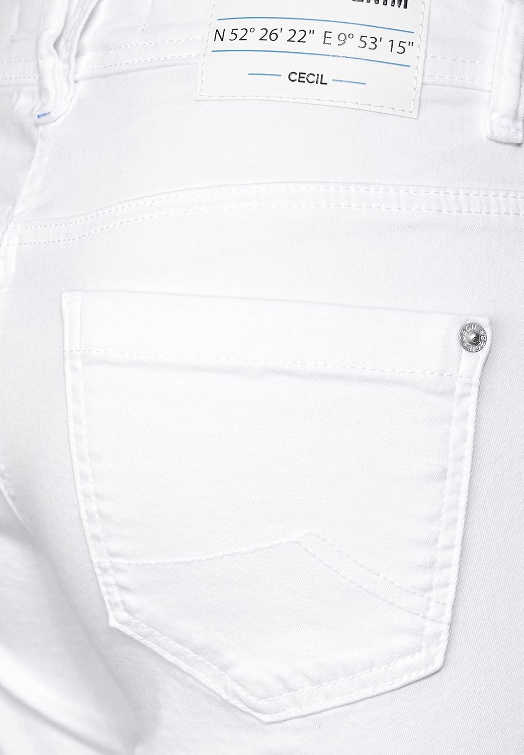 Cecil Damen 3/4-Jeanshose 25W / 22L Weiss, 25W / 22L Weiss