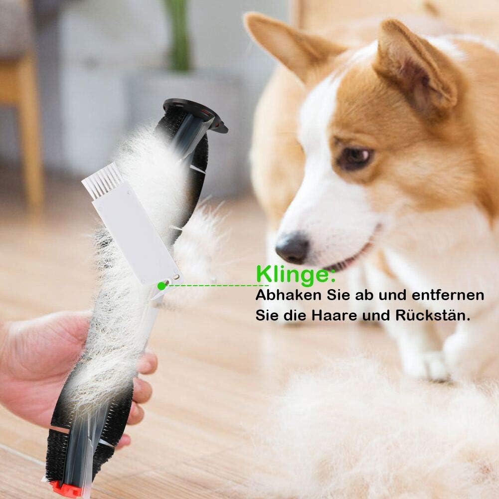 FHzytg Ersatzteile Filter Zubehör Bürste Ersatzfilter Ersatzbürste für Neato Botvac Roboterstaubsaug