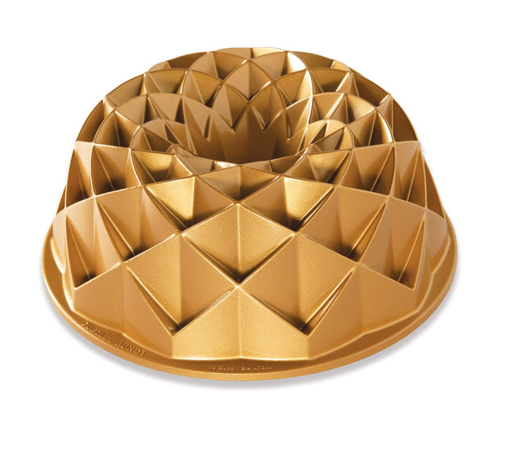 Nordic Ware Gugelhupf Jubilee, gold, filigranem Design, Aluminium, Antihaft, NW 88377