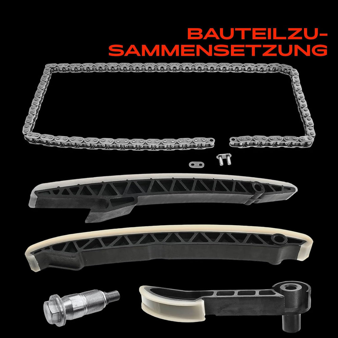 Frankberg Steuerkettensatz Kompatibel mit W169 W245 W203 W204 S203 W210 S210 B906 W639 W638 2.0L 2.2