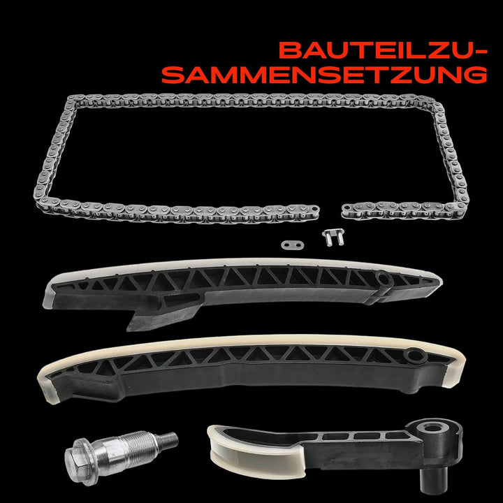 Frankberg Steuerkettensatz Kompatibel mit W169 W245 W203 W204 S203 W210 S210 B906 W639 W638 2.0L 2.2