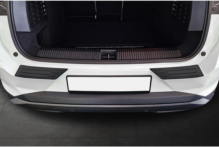 Avisa Matt-Schwarz Edelstahl Heckstossstangenschutz kompatibel mit Renault Scenic E-Tech 2024- 'Ribs