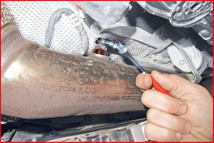 KS Tools 150.2540 Gewindeschneider-Satz mit Führungsbolzen für Sensoren, 2-tlg
