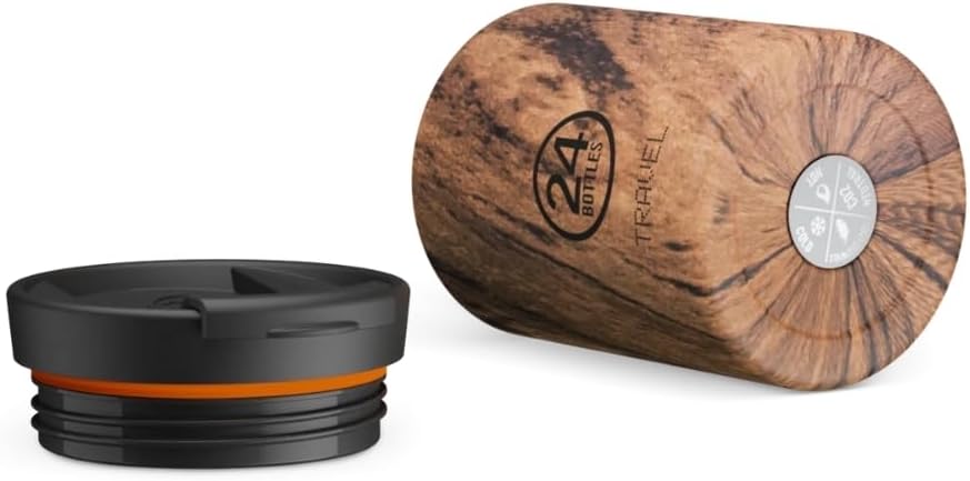24Bottles Travel Tumbler - Sequoia Wood, 350 ml 350 ml Sequoia Wood, 350 ml Sequoia Wood