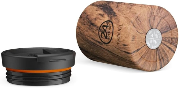 24Bottles Travel Tumbler - Sequoia Wood, 350 ml 350 ml Sequoia Wood, 350 ml Sequoia Wood