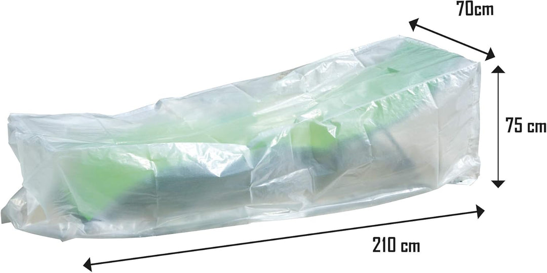 Protective cover for deck chair 210 x 75 x 70 cm, 210 x 75 x 70 cm