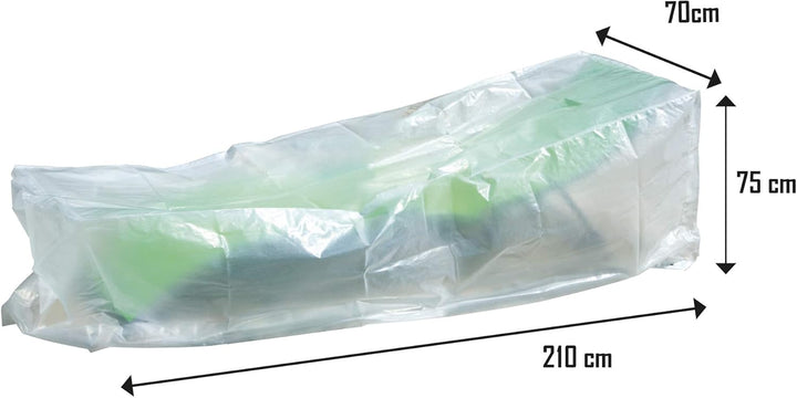 Protective cover for deck chair 210 x 75 x 70 cm, 210 x 75 x 70 cm