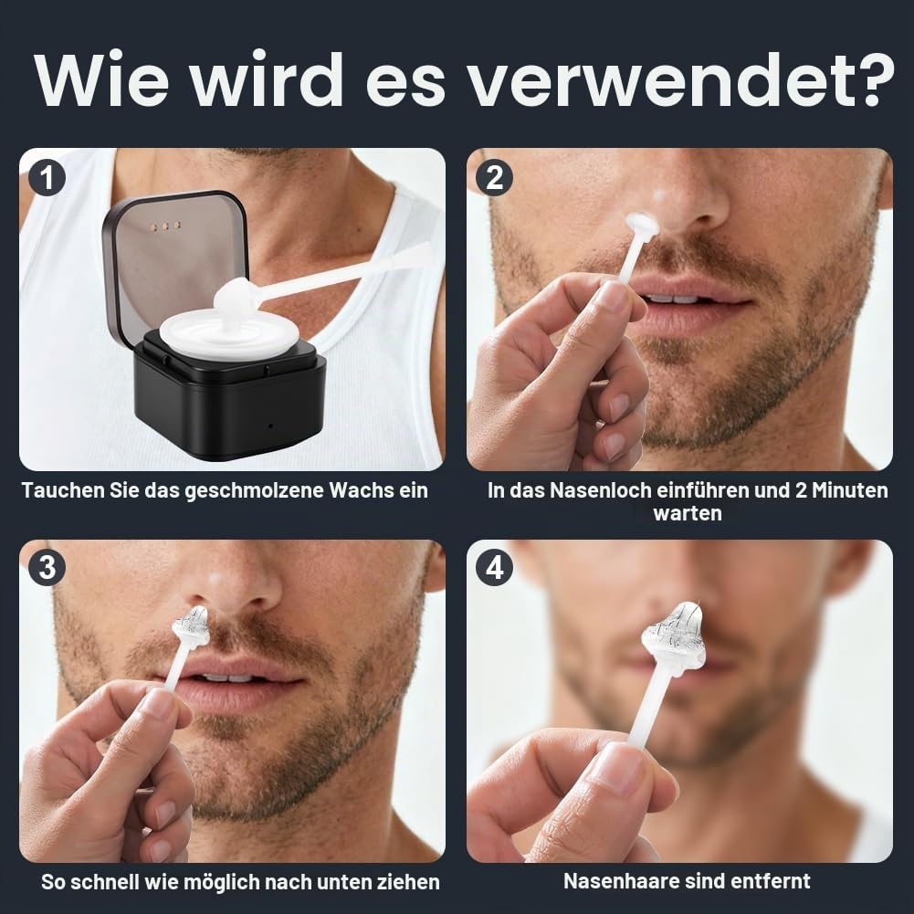 Waxing Set, Wax Maschine Set, Wachsschmelzer Wachsgerät zur haarentfernung, Warmwachs Haarentfernung