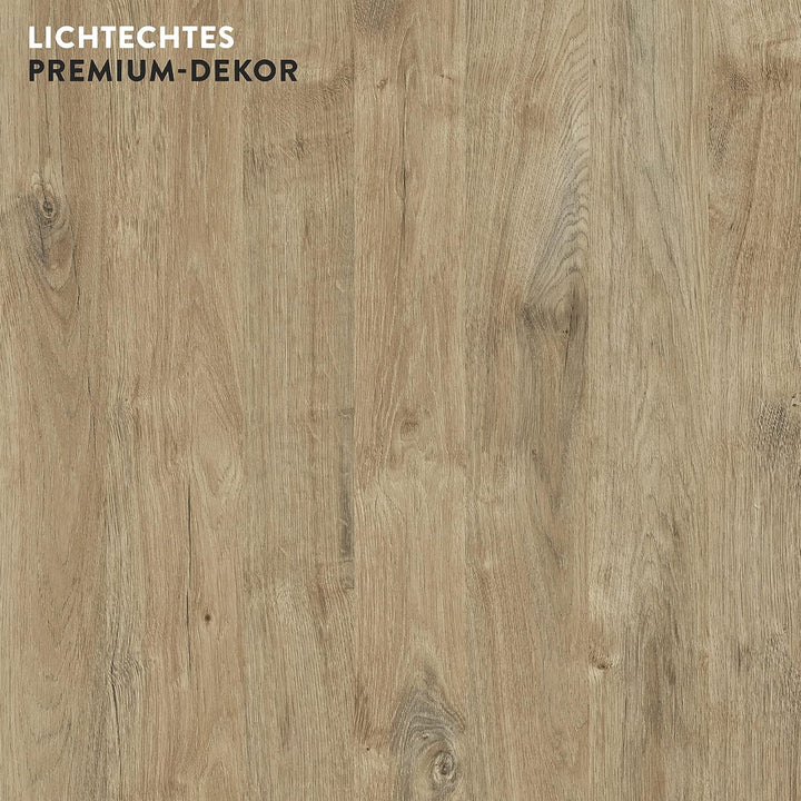 boho office® Schreibtischplatte, Tischplatte – 120 x 80 x 2,5 cm in Wildeiche Premium-Dekor mit hohe