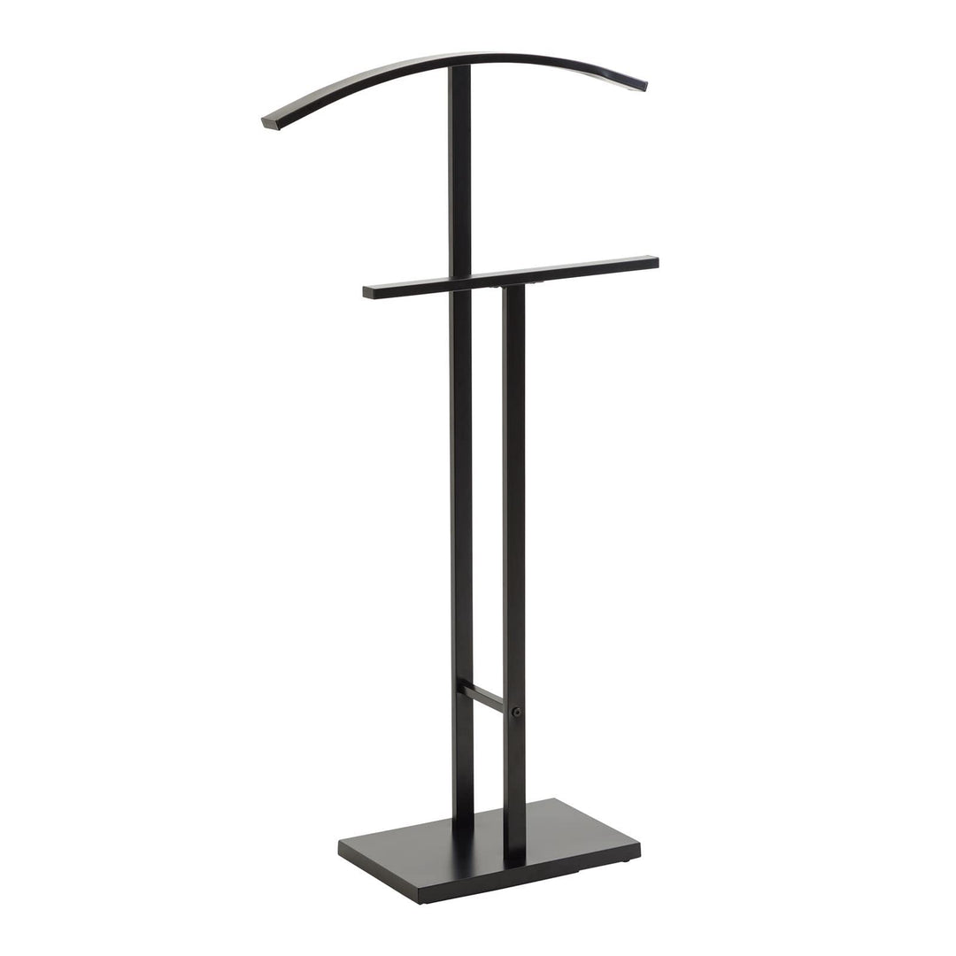 IDIMEX Herrendiener Scott aus Metall in schwarz lackiert, eleganter Stummer Diener mit Hosenbügel, s