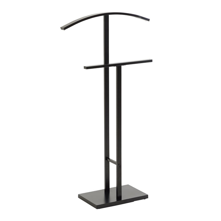 IDIMEX Herrendiener Scott aus Metall in schwarz lackiert, eleganter Stummer Diener mit Hosenbügel, s