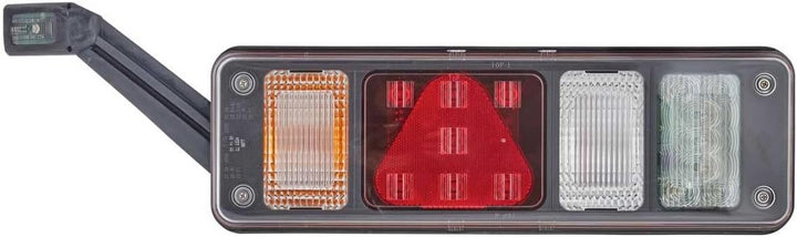 HELLA - Heckleuchte - Hybrid - 24V - Anbau/geschraubt - Lichtscheibenfarbe: glasklar - Stecker: Easy