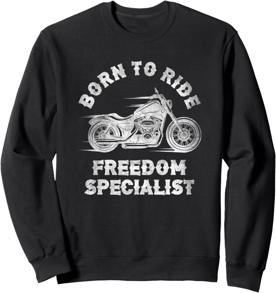 Motorcycle Motorbike Funny Biker Dad Husband Gift Sweatshirt