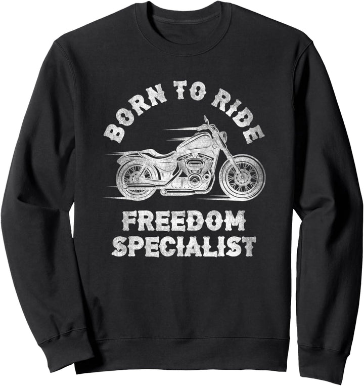 Motorcycle Motorbike Funny Biker Dad Husband Gift Sweatshirt