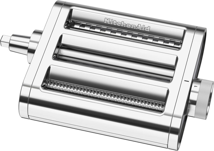 KitchenAid Metall 3-in-1 Nudelvorsatz 5KSM3MPA, Nudelroller, Schneider, enthält Nudelwalze, Spaghett