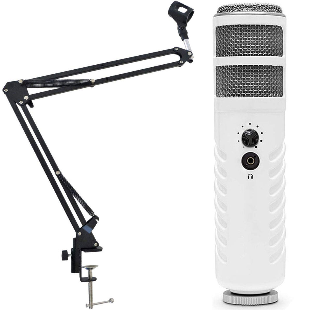 Rode Podcaster MKII USB Mikrofon + keepdrum NB35 Gelenkarm Tisch-Mikrofonarm Podcaster + NB35 Gelenk