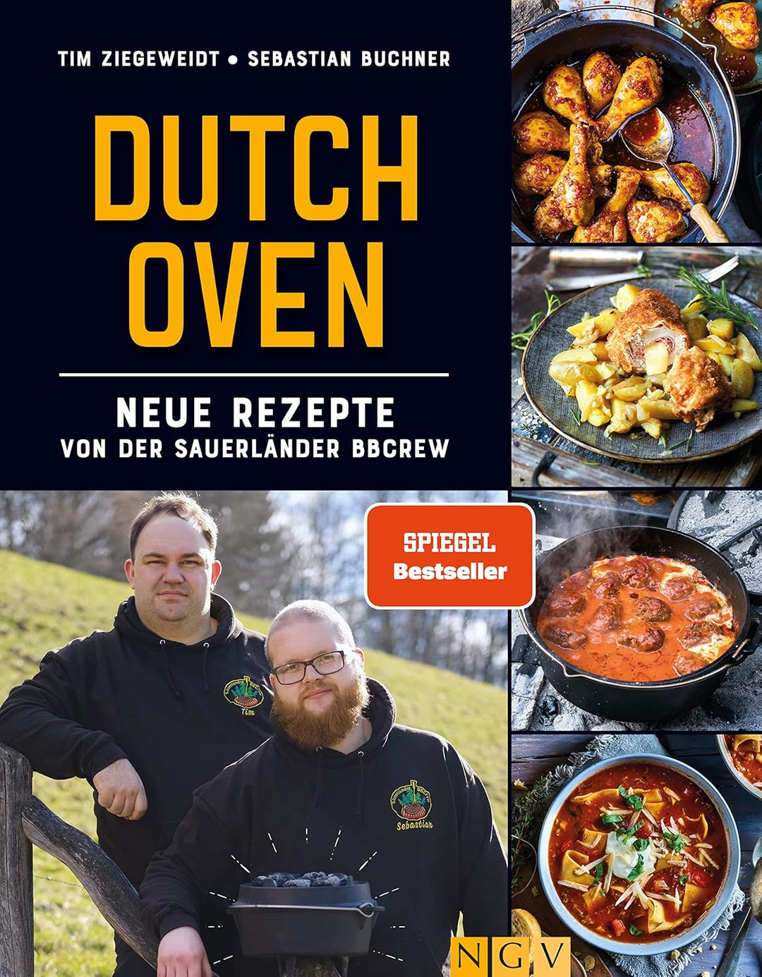 N.N. Tim Ziegeweidt | Dutch Oven-Kochbuch | 2er Set als Hardcover | Rezepte, Tipps & heisse Kohlen