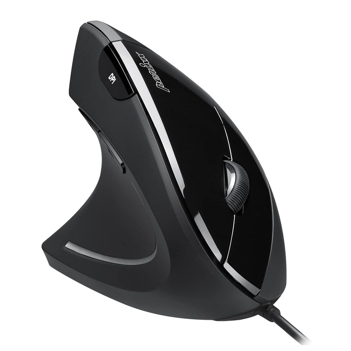 Perixx Perimice-513L Vertikale ergonomische Maus mit 2 DPI, 6 Tasten optische Ergo-Maus mit 2 Level