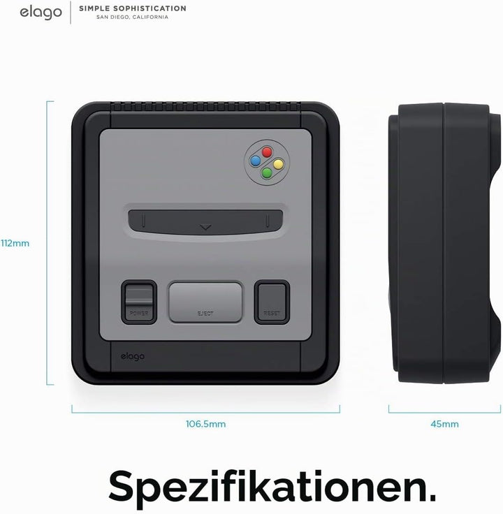 elago T4 Case Hülle Kompatibel mit Apple TV 4K und Kompatibel mit Apple TV HD – Kompatibel mit Allen