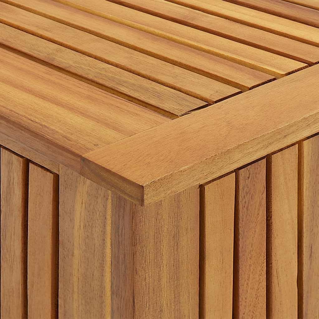 vidaXL Akazienholz Massiv Garten Aufbewahrungsbox Auflagenbox Gartentruhe Kissenbox Gartenbox Kissen