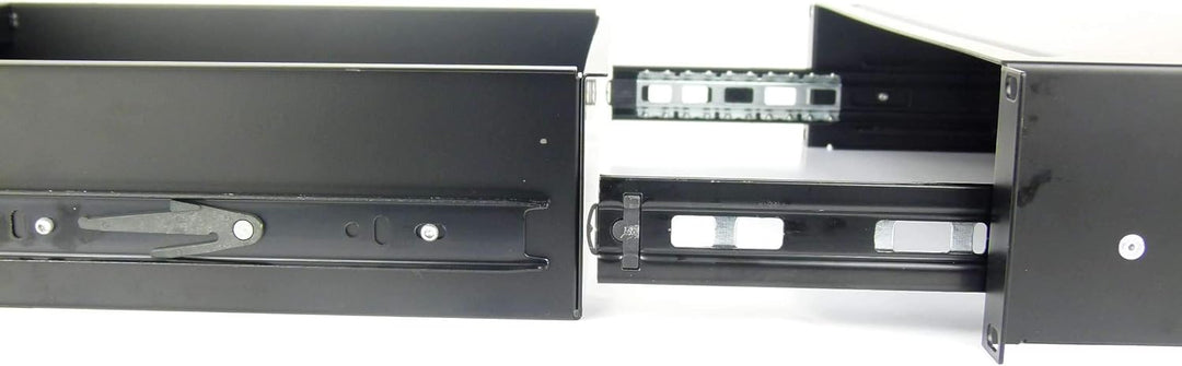 Adam Hall 19" Parts 874 E 02 A ERGO 19" Aluminium Rack Schublade 2 HE Aluminum 2 HE, Aluminum 2 HE