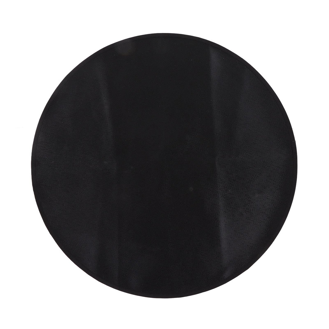 Feuerfeste Matte Outdoor, Feuerstellenmatte, Grillmatte Rund 60 cm, Hochtemperaturbeständige, Waschb