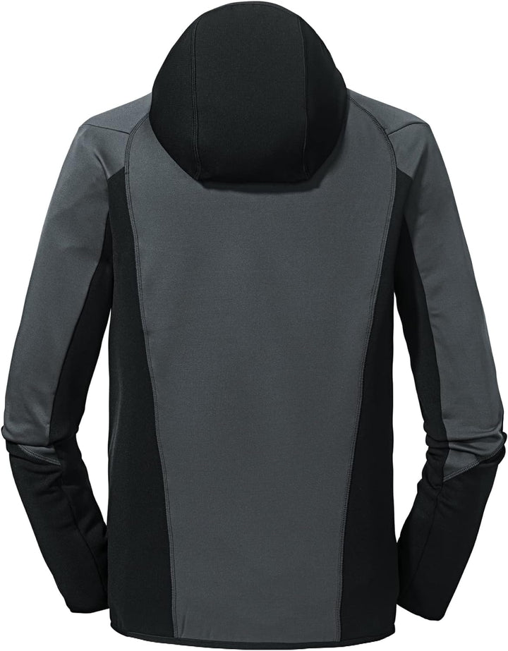 Schöffel Herren Fleece Hoody Lodron M, atmungsaktiver Fleece Pullover mit hoher Bewegungsfreiheit, f