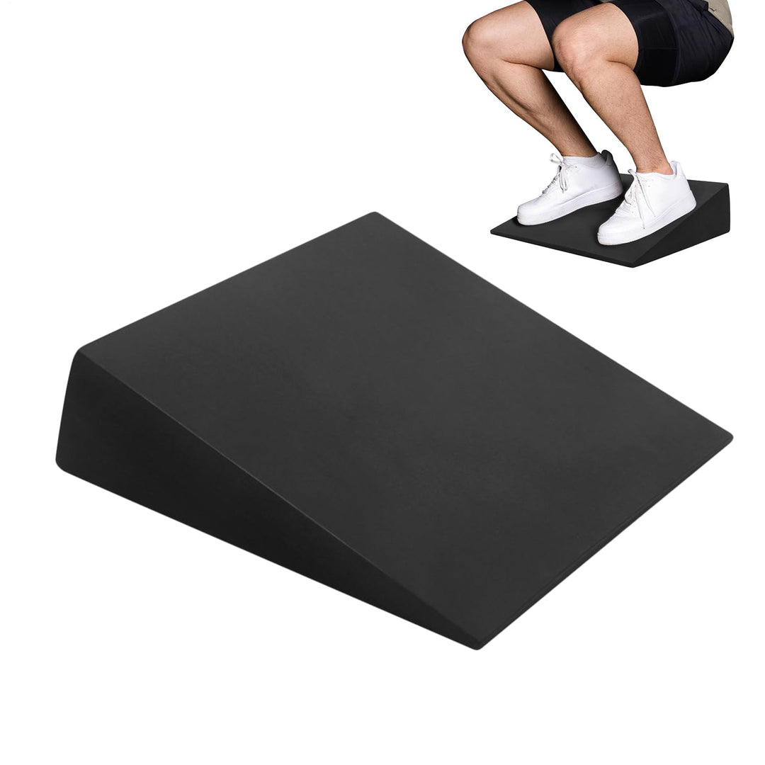 Squat Wedge, Non Slip Yoga Slant Board, High Density Foam, 12.8x11.81x3.54 Inches, Stretching Equipm