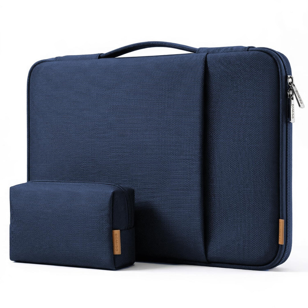 DOMISO Tragbare Tasche, wasserdichte Laptoptasche, LP07 16 Zoll Navy blau, 16 Zoll Navy blau