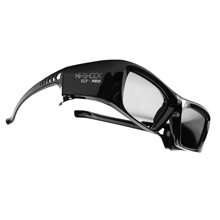 Hi-Shock DLP Pro 7G Black Diamond | DLP Link 3D Brille kompatibel für DLP 3D Beamer von Acer, BenQ,