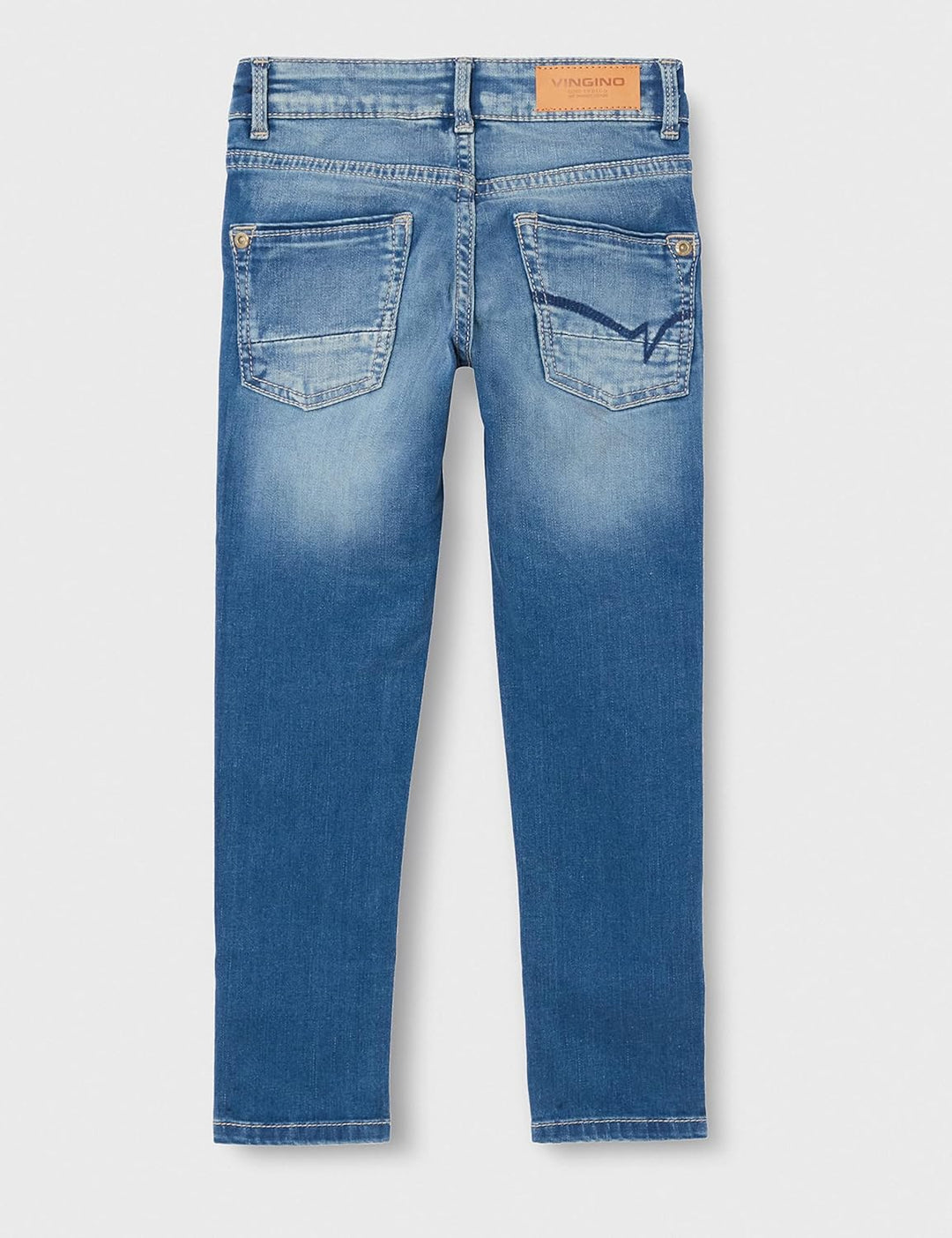 Vingino Mädchen Bettine Jeans 8 Jahre Slim Blue Vintage, 8 Jahre Slim Blue Vintage