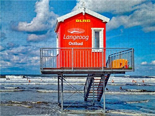 CALVENDO Puzzle Ostfriesland Langeoog 1000 Teile Lege-Grösse 64 x 48 cm Foto-Puzzle Bild von Peter R