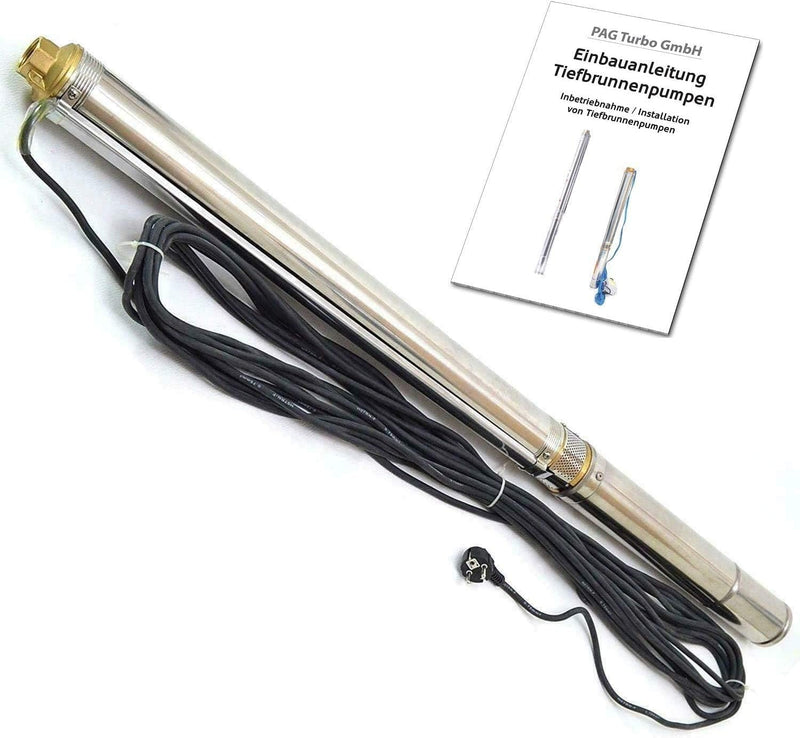 Tiefbrunnenpumpe Brunnenpumpe 550W 2,5" 8 bar 45 l/min 2,5 Zoll