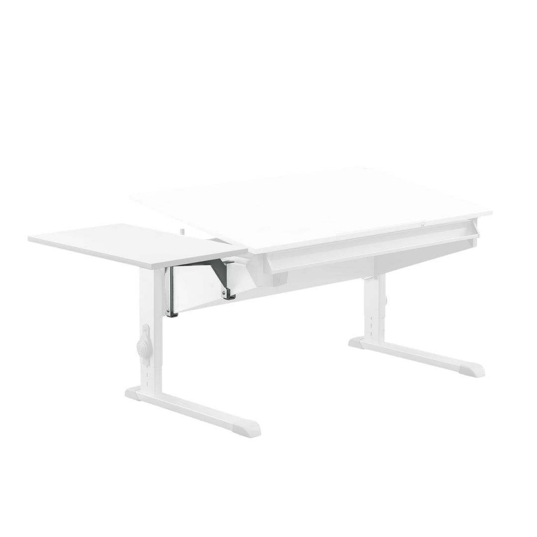 moll Sprinter Side Top, Tisch-Erweiterung in die Breite, seitliche Ablagemöglichkeit, Weiss, Holzwer
