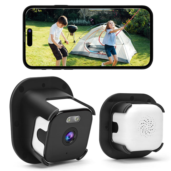 Fensterkamera 2,4 GHz & 5 GHz Dual-Band 3MP 2K WLAN Überwachungskamera Innen mit KI-Farbnachtsicht,