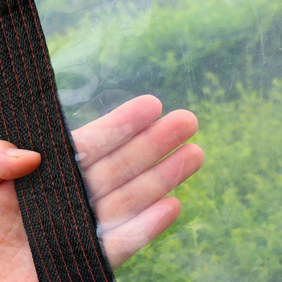 Plane Transparent 4x4m, FüR AussEnbereich Plane Durchsichtig Mit öSen Wasserdicht Folie Gewebeplane