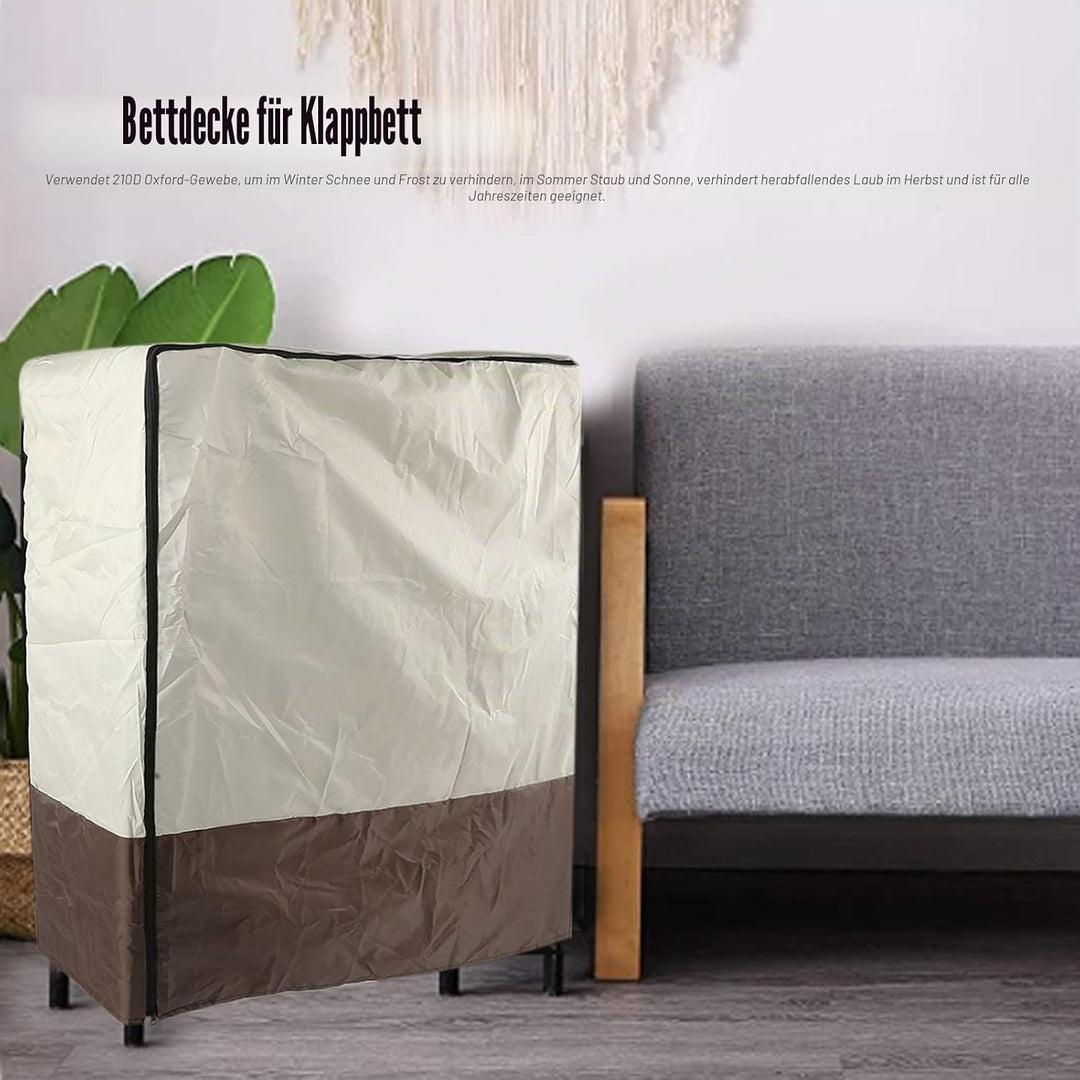 Universal Klappbett Aufbewahrungshülle, Tragbare Klappbett Staubschutz 210D Oxford Tuch Wasserdichte