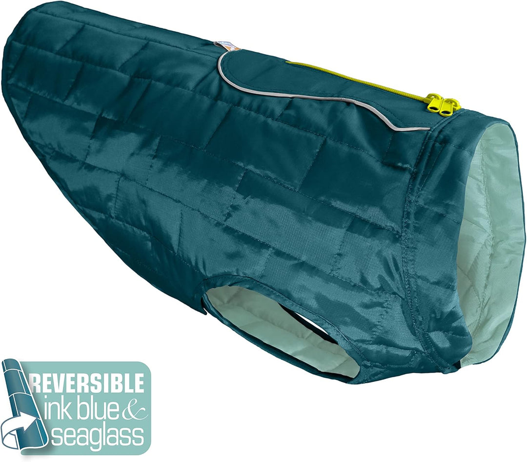 Kurgo Loft Hundejacke, Mit Hundegeschirr kombinierbar, Wasserdicht und reflektierend, Ideal für den