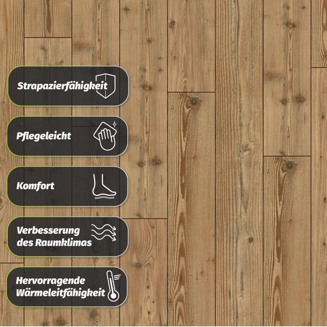 Laminatboden Kronotex Serie Exquisit; 8 mm stark; D 2774 Natural Pine; AC 4; V4; 1-Stab; 2,131 m² /