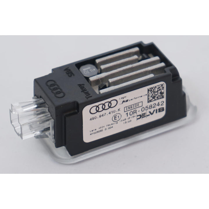 Audi 4S0947410K Projektor rechts Einstiegsbeleuchtung LED Projektion Türbeleuchtung, Schriftzug: RS
