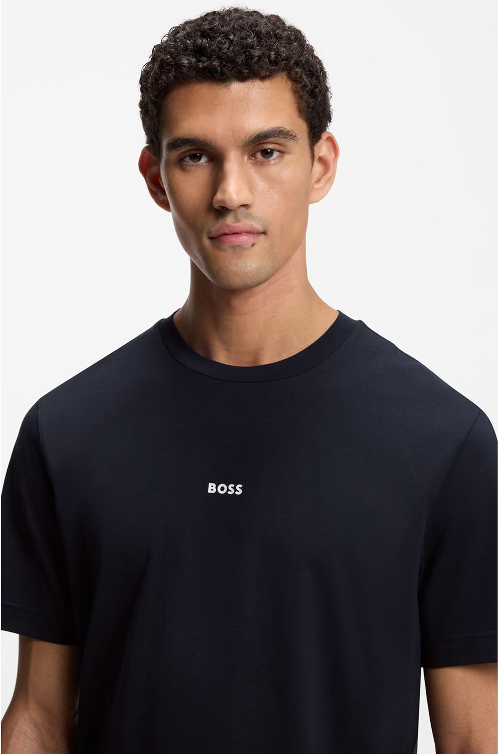 HUGO BOSS Herren T-Shirt S Dark Blue404, S Dark Blue404
