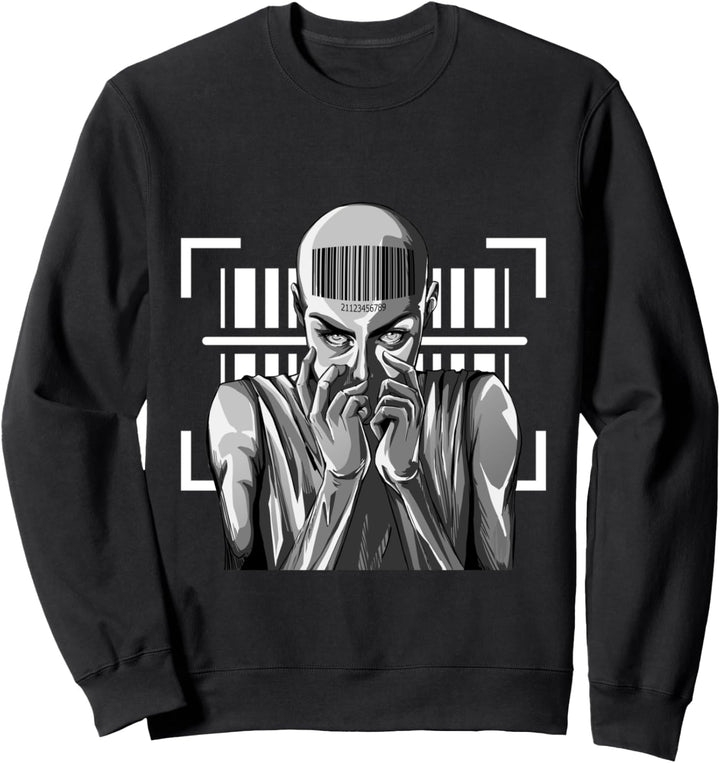 Barcode Punk Outfit - Im System registriert Sweatshirt