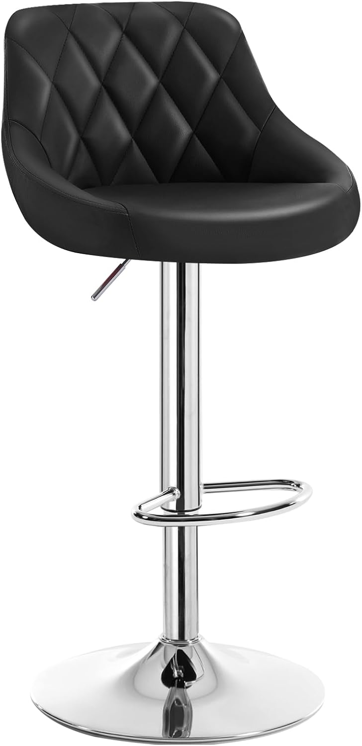 WOLTU 4er Set Barhocker Bistrohocker Tresenhocker Barstuhl Höhenverstellbar, Drehbar, Sitzfläche aus